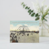 Blackpool, Maxim Flying Machine Postkarte (Stehend Vorderseite)