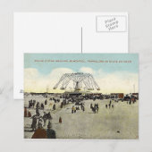 Blackpool, Maxim Flying Machine Postkarte (Vorne/Hinten)