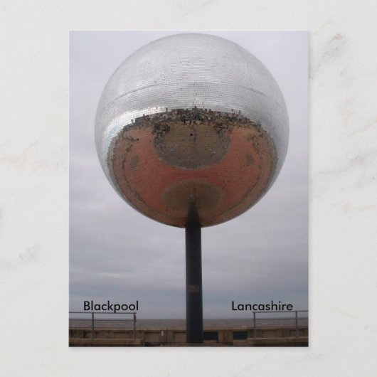 Blackpool Mirrorball Postkarte (Vorderseite)