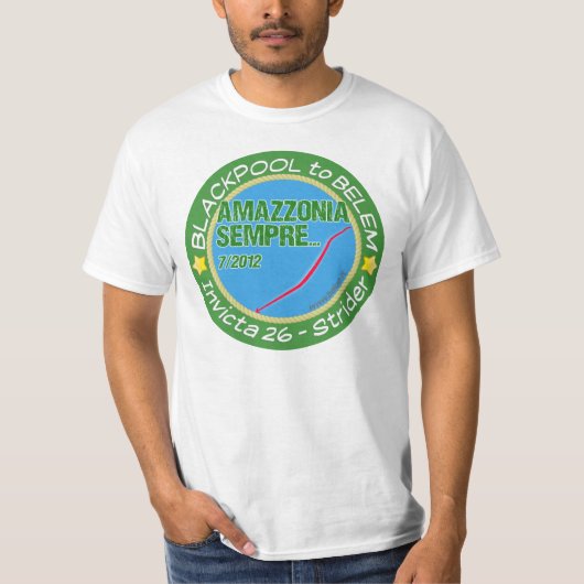 Blackpool nach Belem T-Shirt (Vorderseite)