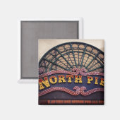 Blackpool North Pier Magnet (Vorderseite/Rückseite)