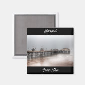 Blackpool North Pier Magnet (Vorderseite/Rückseite)