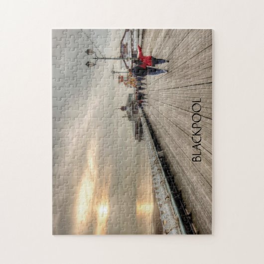 Blackpool Pier English Seaside Resort Puzzle (Vertikal)