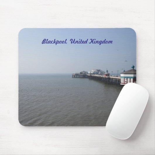 Blackpool Pier Mousepad (Mit Mouse)