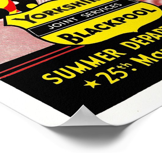 Blackpool Poster (Ecke)