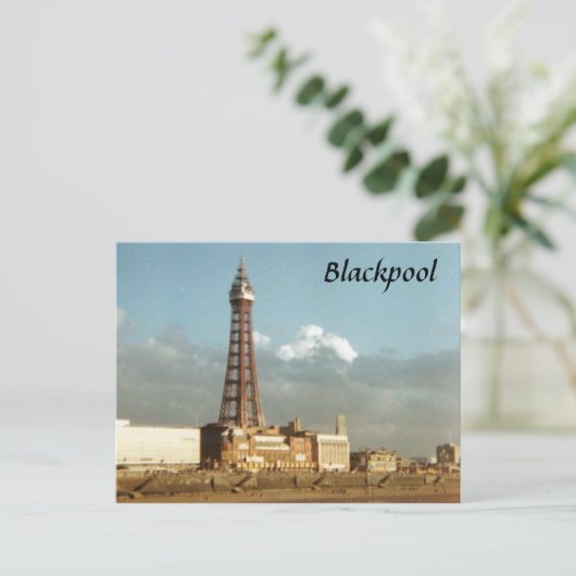 Blackpool Postkarte (Stehend Vorderseite)
