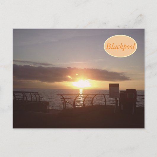 Blackpool Postkarte (Vorderseite)