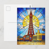 Blackpool Postkarte (Vorne/Hinten)
