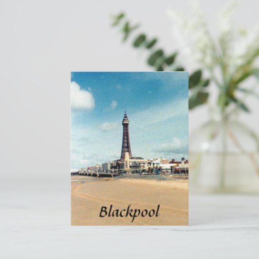 Blackpool Postkarte (Stehend Vorderseite)