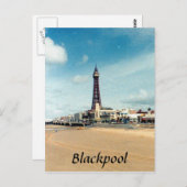 Blackpool Postkarte (Vorne/Hinten)
