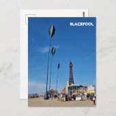 Blackpool Postkarte (Vorne/Hinten)