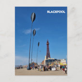 Blackpool Postkarte (Vorderseite)