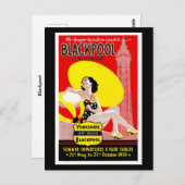 Blackpool Postkarte (Vorne/Hinten)