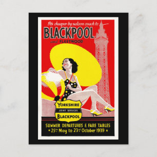 Blackpool Postkarte