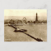 Blackpool Postkarte (Vorderseite)