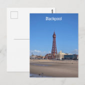 Blackpool Postkarte (Vorne/Hinten)