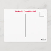 Blackpool-Postkarte Postkarte (Rückseite)