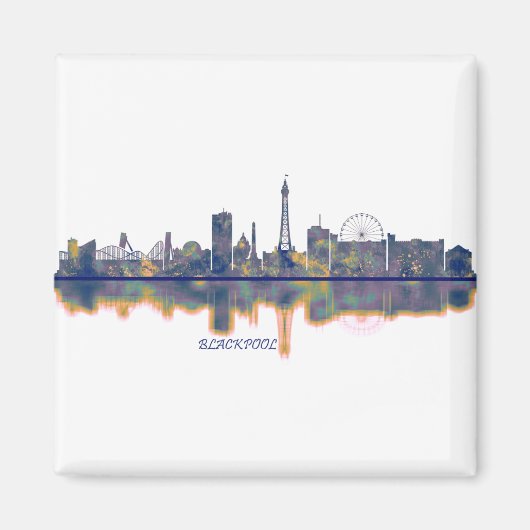 Blackpool Skyline Magnet (Vorne)