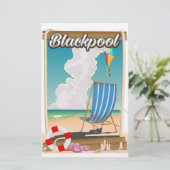Blackpool Strandprospekt Briefpapier (Stehend Vorderseite)