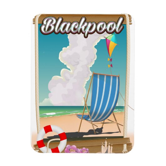 Blackpool Strandprospekt Magnet (Vertikal)