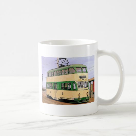 Blackpool-Straßenbahn Kaffeetasse (Rechts)