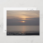 Blackpool Sunset Postkarte (Vorne/Hinten)