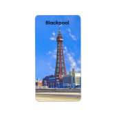 Blackpool Tower Adressaufkleber (Vorne)