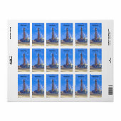 Blackpool Tower Adressaufkleber (Vorne)