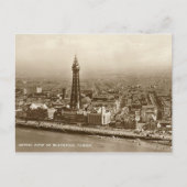 Blackpool Tower - Alte Postkarte (Vorderseite)
