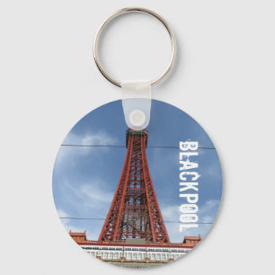Blackpool Tower and Day Sky Schlüsselanhänger