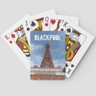 Blackpool Tower and Day Sky Spielkarten