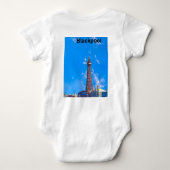 Blackpool Tower Baby Strampler (Rückseite)