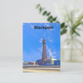 Blackpool Tower Feiertagspostkarte (Stehend Vorderseite)