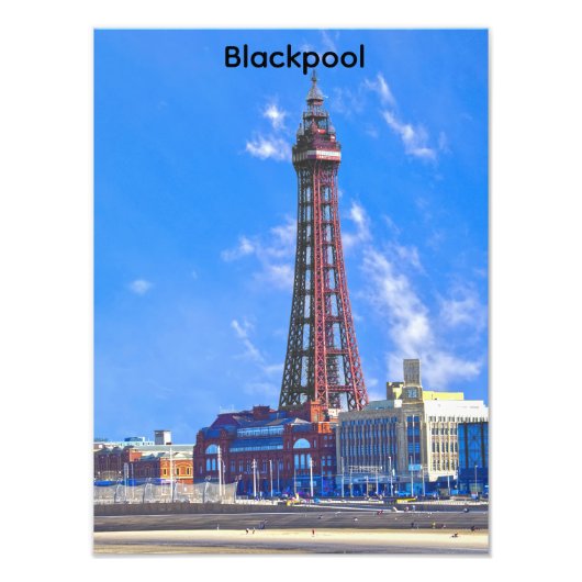 Blackpool Tower Fotodruck (Vorne)
