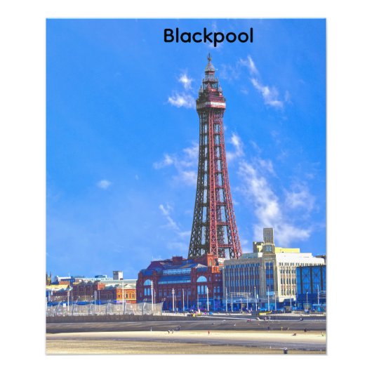 Blackpool Tower Fotodruck (Vorne)