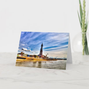 Blackpool Tower Grußkarte Karte
