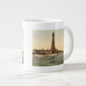 Blackpool Tower I, Lancashire, England Jumbo-Tasse (Vorderseite Rechts)