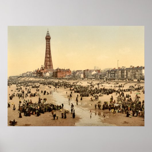 Blackpool Tower II, Lancashire, England Poster (Vorne)
