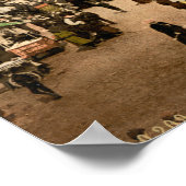 Blackpool Tower III, Lancashire, England Poster (Ecke)