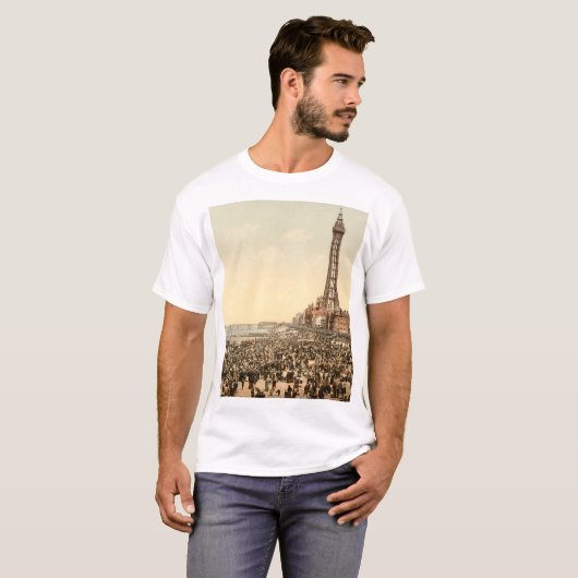 Blackpool Tower III, Lancashire, England T-Shirt (Vorne ganz)