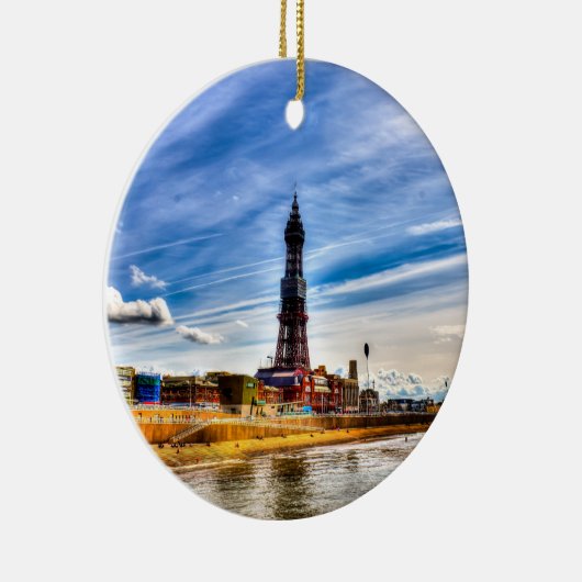 Blackpool Tower Keramikornament (Rechts)