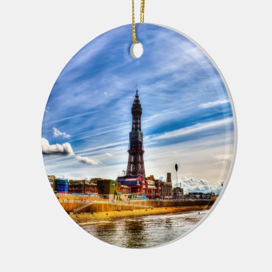 Blackpool Tower Keramikornament (Links)