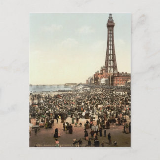 Blackpool Tower, Lancashire, England, c.1895 Postkarte