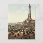Blackpool Tower, Lancashire, England, c.1895 Postkarte (Vorderseite)