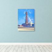 Blackpool Tower Leinwanddruck (Insitu (Holzboden))