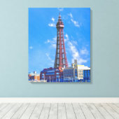 Blackpool Tower Leinwanddruck (Insitu (Holzboden))