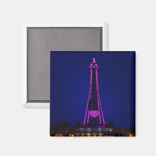 Blackpool Tower Magnet (Vorderseite/Rückseite)