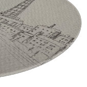 Blackpool Tower Originelle Kunst Schneidebrett (Ecke)