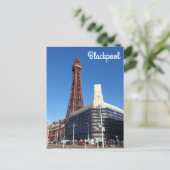 Blackpool Tower Postcard Postkarte (Stehend Vorderseite)