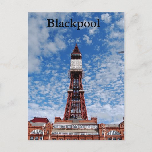 Blackpool Tower Postcard Postkarte (Vorderseite)